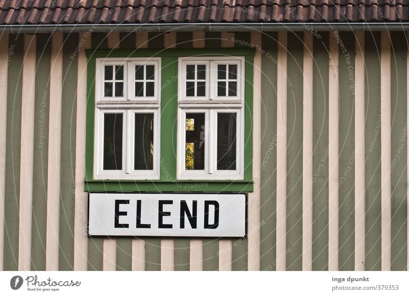 misery Sordid Harz Highlands Train station Signs and labeling Germany Saxony-Anhalt Village Deserted House (Residential Structure) Manmade structures Building