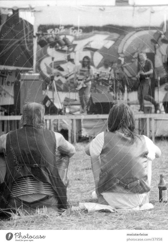 OldRocker Outdoor festival Man Drinking Masculine The eighties Human being old rocker Music festival Punk