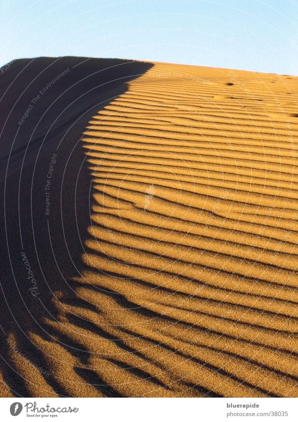 sand dune Vacation & Travel Waves Red Yellow Structures and shapes Desert Sand Sky Line Shadow