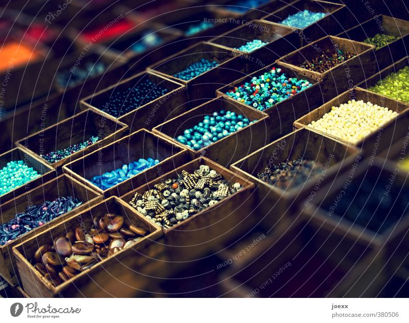 Wood and stone Collection Stone Old Beautiful Multicoloured healing stones Esotericism Wooden box Colour photo Interior shot Deserted Day Shadow Contrast