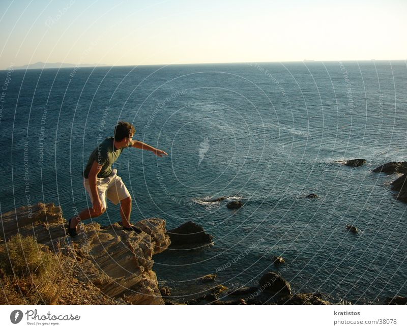 The Frenchman Cliff Surfing Greece Ocean Europe Heraion