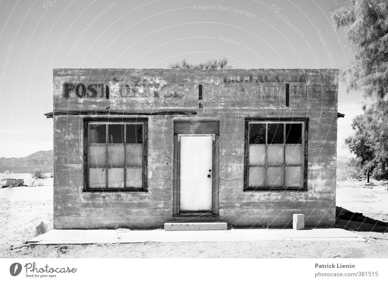 memories Environment Landscape Earth Summer Plant Tree Desert Deserted House (Residential Structure) Manmade structures Building Architecture Wall (barrier)