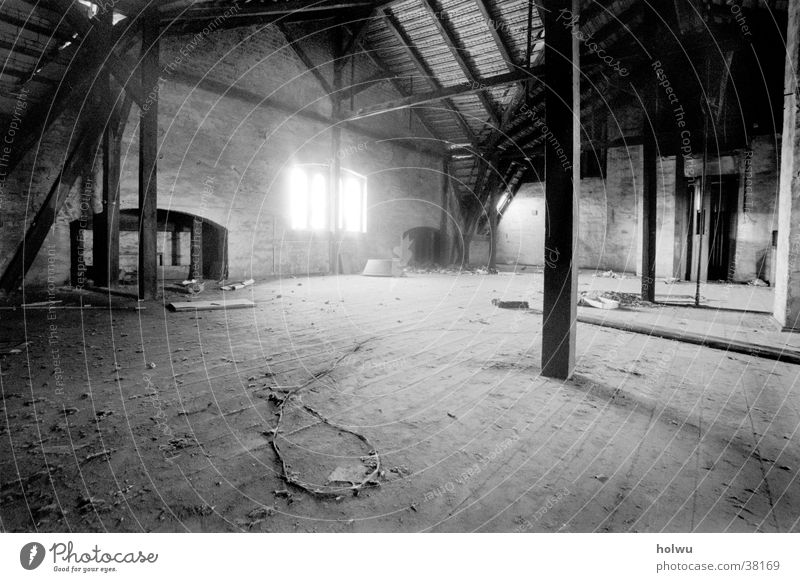 Leaving c Interior design Room Calm Loneliness Attic Wide angle Mystic Architecture Empty Sadness