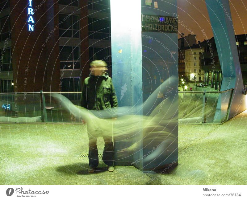 break through Light Night Long exposure Street Hamburg East-West Street nightlight