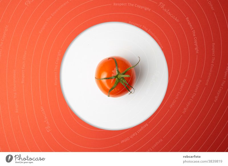 red tomatoes on red background fresh closeup macro vegetable plant single tomato isolated one ingredient organic ripe white path clipping white background food