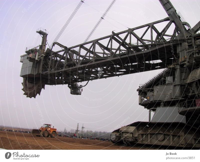 Largest bucket wheel excavator in the world Excavator Soft coal dredger Lignite Shovel Electrical equipment Technology Bucket wheel