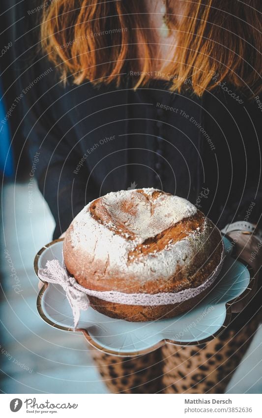 Home-baked bread Bread loaf Breads bread and butter Self-made Heart Gift