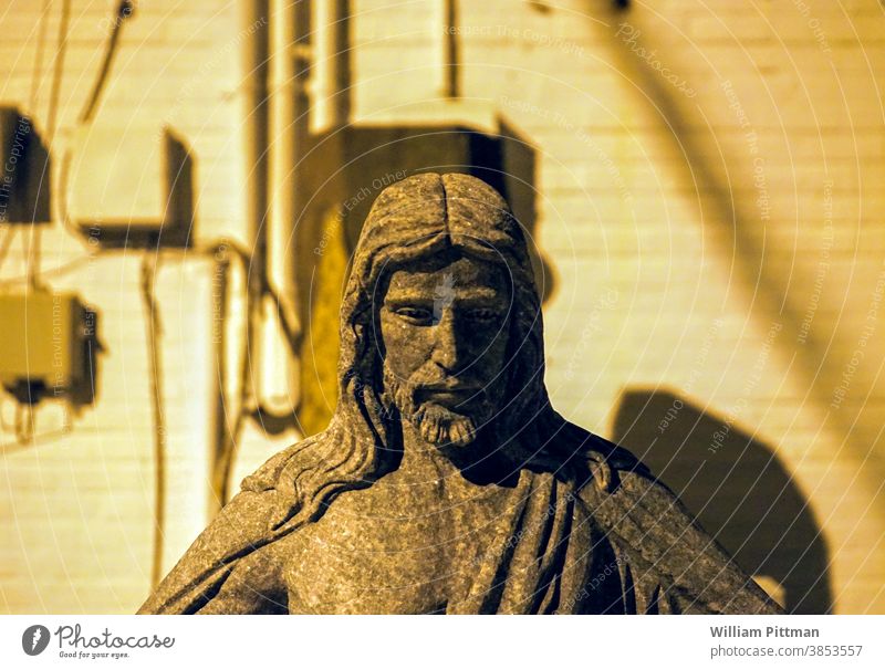 Statue of Jesus Jesus Christ jesus Religion and faith Belief God Symbols and metaphors symbolic religion Church Christianity Catholicism Colour photo