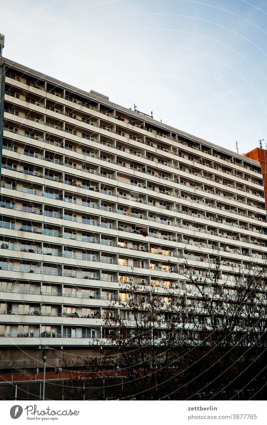 Multi-family house alex Alexanderplatz Architecture Berlin Office city Germany Worm's-eye view Capital city House (Residential Structure) Sky High-rise downtown