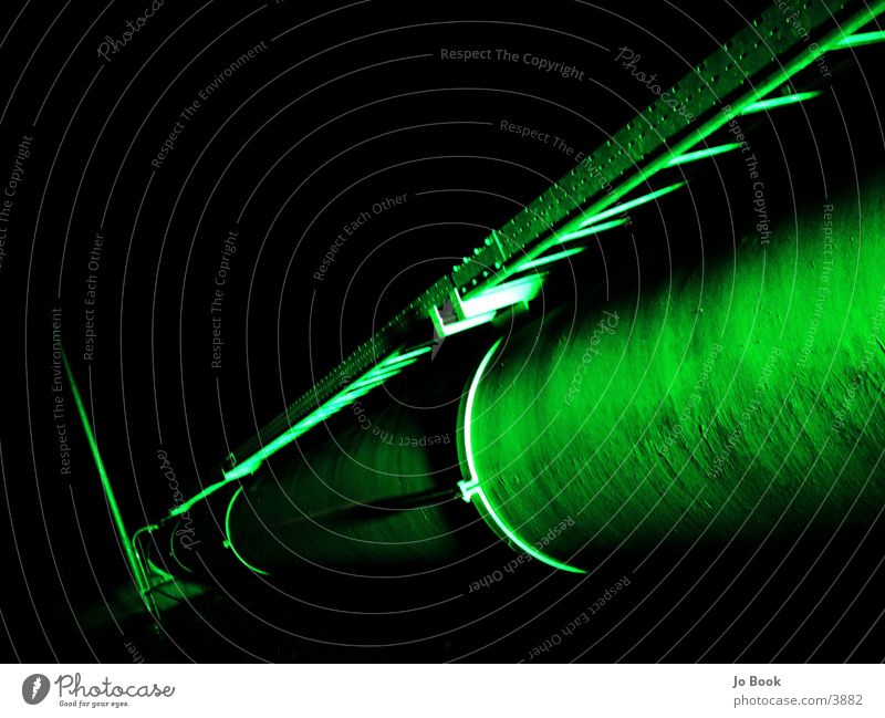 floodlit pipeline Green Industry Natural gas pipeline Colour