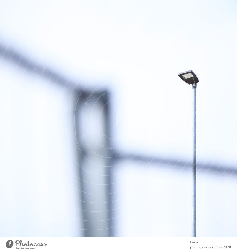 Lightbox (19) Lamp Hoarding Floodlight Construction lights Lighting Construction site Fence Sky blurriness Bright Pole Tall