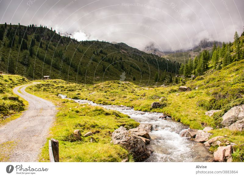 streams on the Alps of South Tyrol ten alps austria tirol scenics scene flowing fall climb courage dangerous summit sports trekking waterfall outdoor peak large