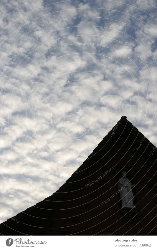 Heaven and earth Deities Statue Clouds House of worship God Sky Earth Contrast Point