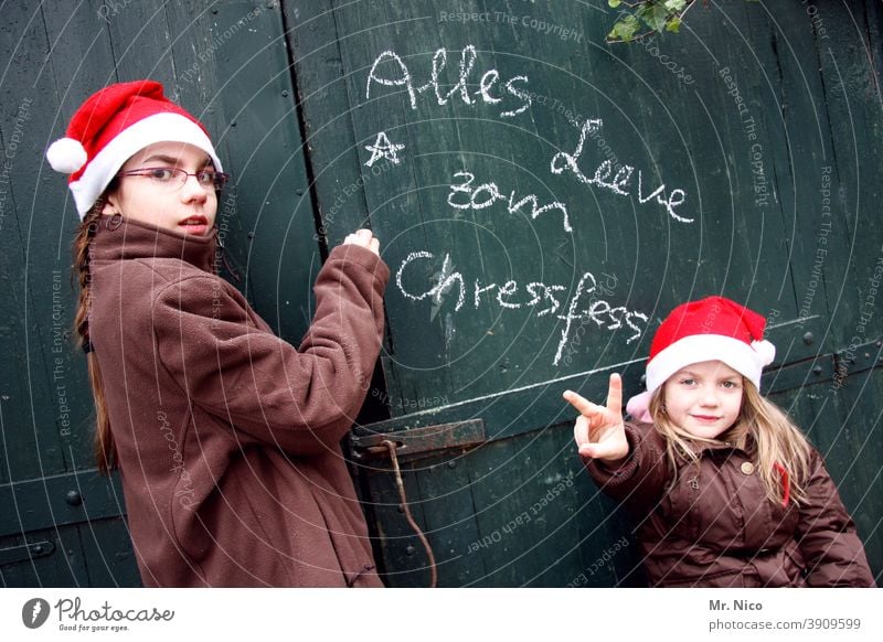 Christmas greetings from Cologne Christmas & Advent Christmassy Red peace sign Santa Claus hat Youth (Young adults) Cap x-mas merry christmas authored writing