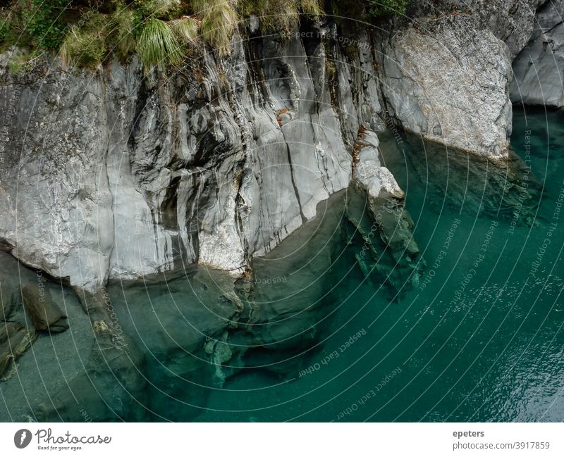 Blue Pools of New Zealand Blue pools tourism tourist attraction Turquoise water Vacation & Travel New Zealand Landscape Nature Environment