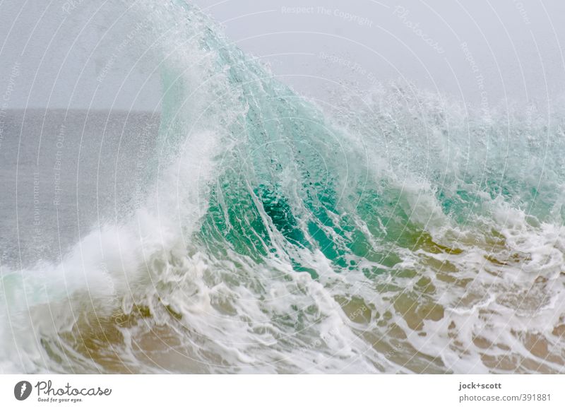 snapper skirts Water Waves Pacific Ocean Australia Movement Nature Surface tension Crest of the wave Force of nature White crest motion blur Elements Swell