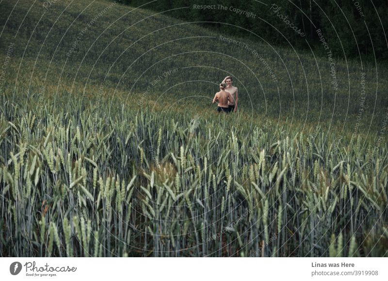 Confusion is a luxury that only the very, very young can possibly afford. And there are no old heads on young shoulders. Like this sexy couple which is having fun in these endless summer fields.