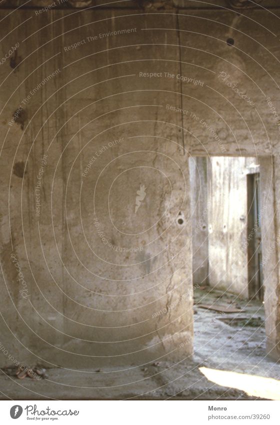 The ruin Ruin House (Residential Structure) Broken Architecture Beautiful weather Room