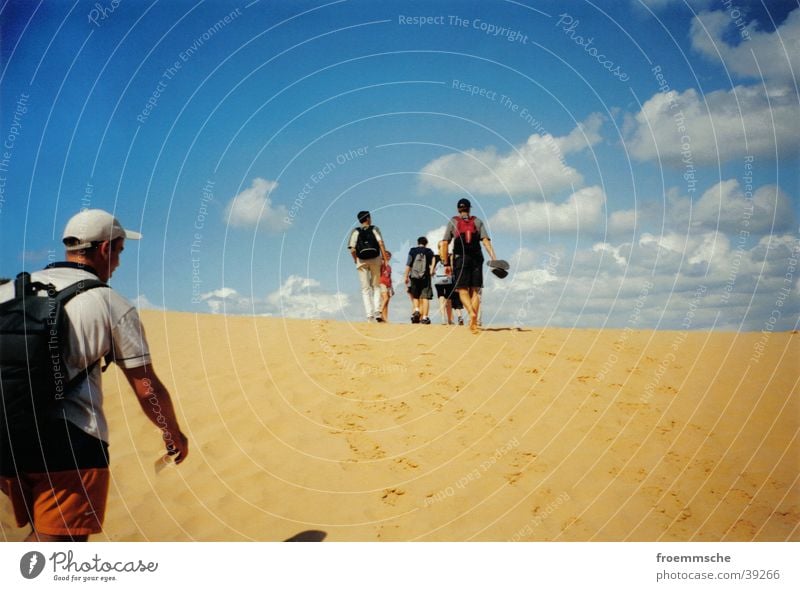 beach hike Beach Clouds Hiking Israel Vacation & Travel Sky To go for a walk Sand Landscape heaven walkaway countryside holiday walking tour