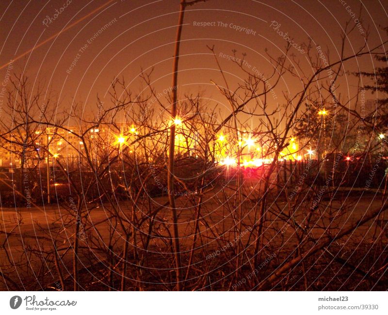 Berlin at night Night House (Residential Structure) Building Living or residing Light