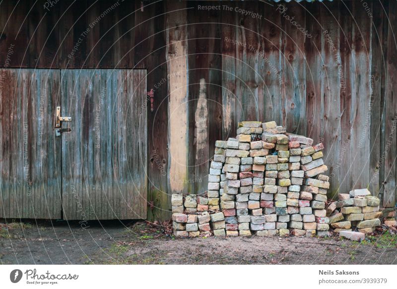 wood, bricks, vintage, grunge, doors wood wall material building Facade Architecture Old Manmade structures Brick wall Structures and shapes Deserted abandoned