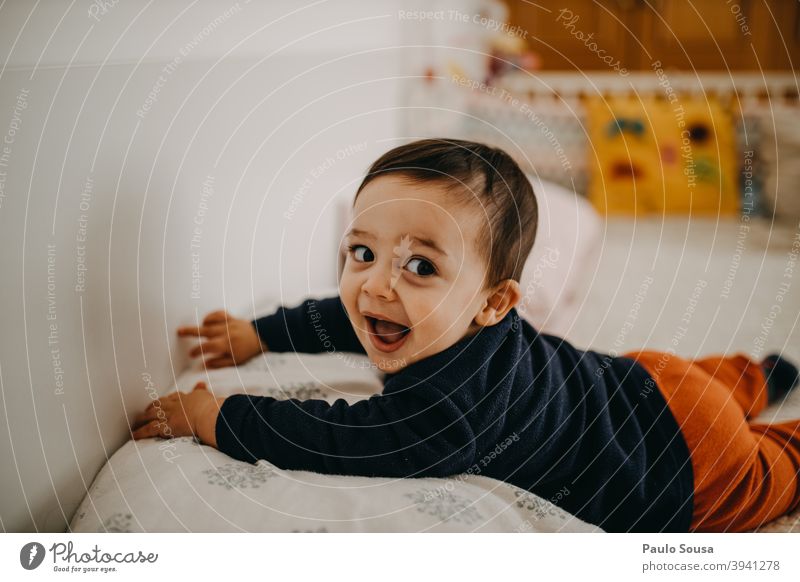 Toddler smiling Child Smiling smile Happy Happiness Authentic Infancy Lifestyle Joy childhood kid people Human being Colour photo happy Caucasian 1 - 3 years