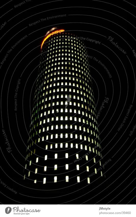 Jena@Night Intershop High-rise Round Architecture architect Modern