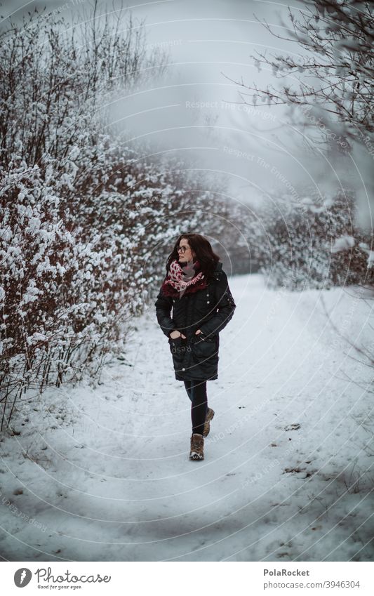 #A+# When Woman Walks strollers corona Winter light Landscape Environment Climate Freeze Weather Frost Nature Snow January Cold December chill out