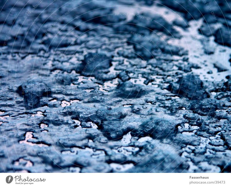 Frosty Times Melt Cold Freeze Winter Fresh Wet Mud Background picture Moody Ice age Macro (Extreme close-up) Close-up Snow Structures and shapes Metal