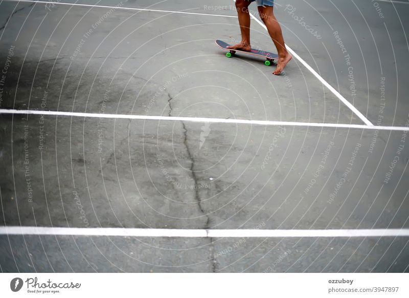 skater playing without shoes sport board skateboard skateboarder skateboarding leisure lifestyle urban youth active cool extreme fun stylish young activity