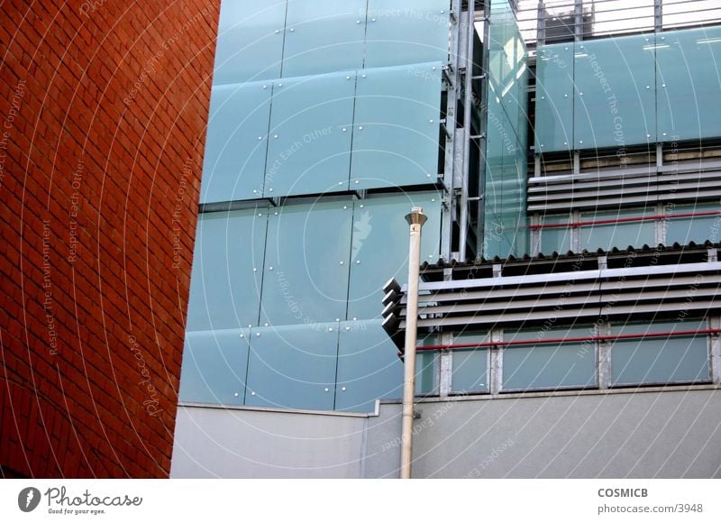 Glass construction1 Facade Gray Green Ludwigshafen Walzmühle Vertical Architecture Michl gas Ernst-Bloch-Center