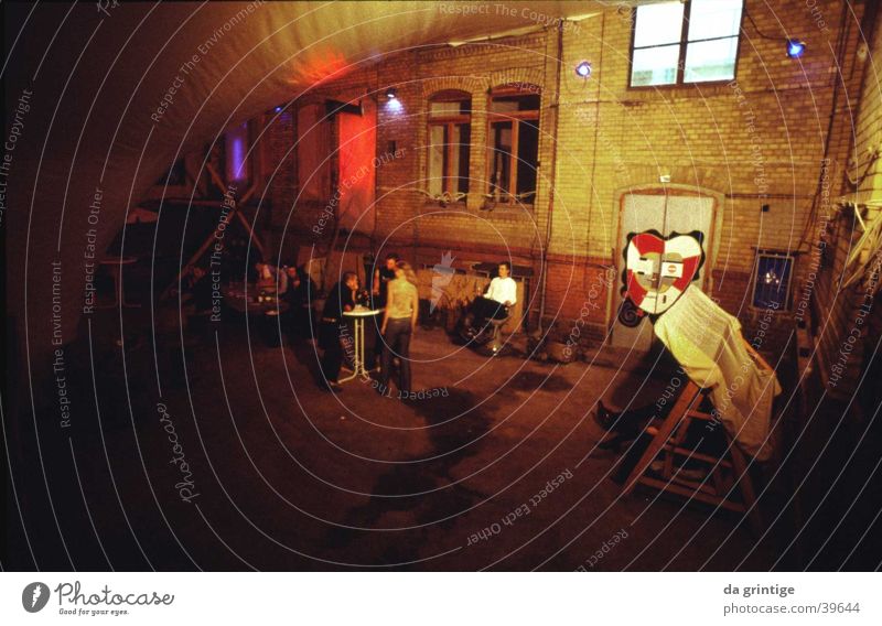 Berlin Underground Night life Architecture nightclub Interior courtyard