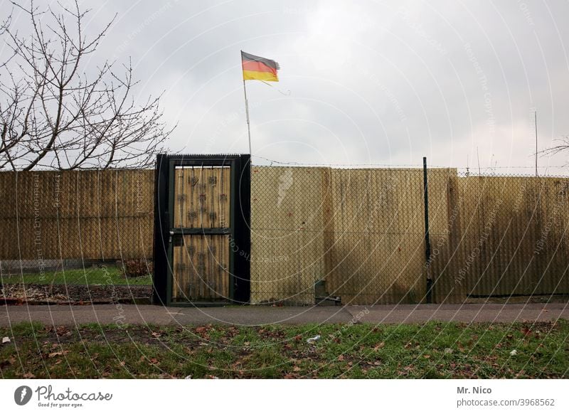 German Colony Germany Sky Clouds flag Flag German Flag Wind Patriotism Blow Ensign Black Red Gold Politics and state German flag Nationalities and ethnicity