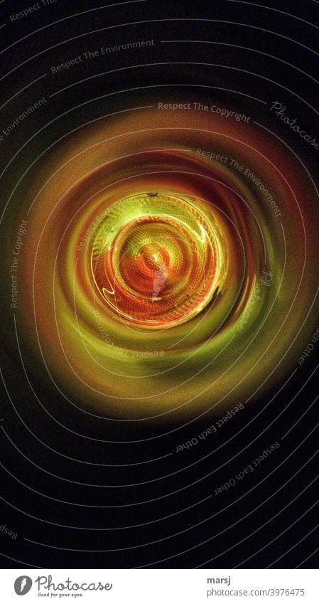 In the whirlpool of time Light at the end of the tunnel Light (Natural Phenomenon) Round Fantasy Reaction Exceptional False bottom centred Change Glass