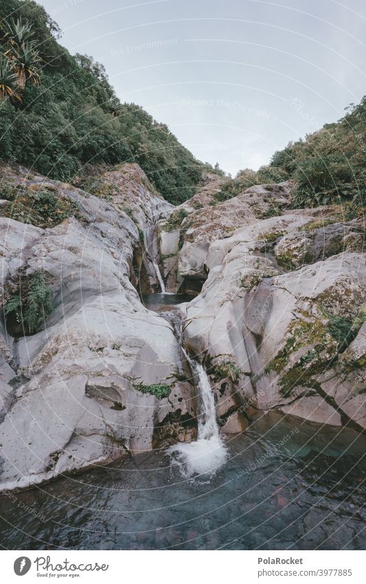 #AS# Mini Waterfalls taranaki New Zealand Mountain Exterior shot Clouds Deserted natural spectacle rain front Sky Wanderlust Vacation & Travel Peak Environment