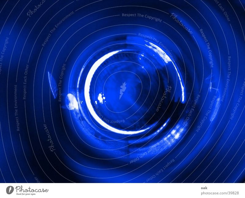Blue bottle Light Photographic technology Bottle Glass Sun Colour