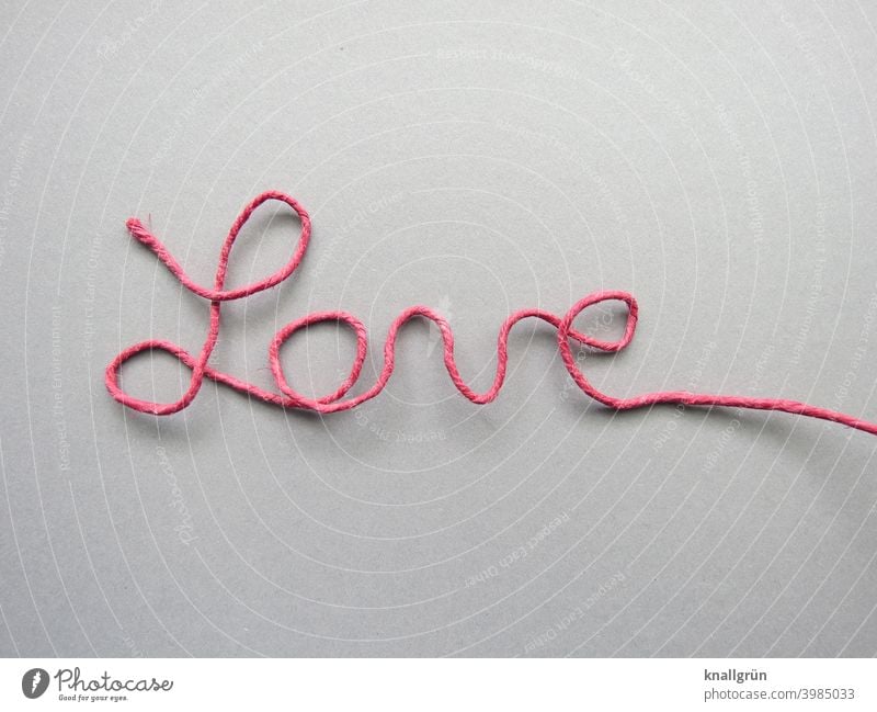 love Love lettering DIY Characters paper wire Letters (alphabet) Word flexed Wire Self-made Typography Text Sign Deserted writing cursive Communicate