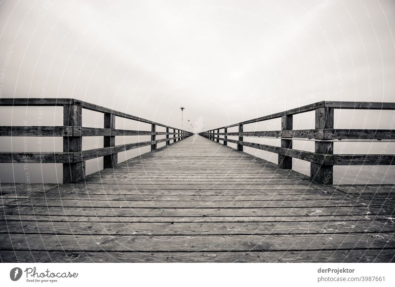 Pier of Ahlbeck on Usedom in winter III seaboard go for a walk Vacation & Travel To go for a walk Discover Destination Waves Swell Mecklenburg-Western Pomerania