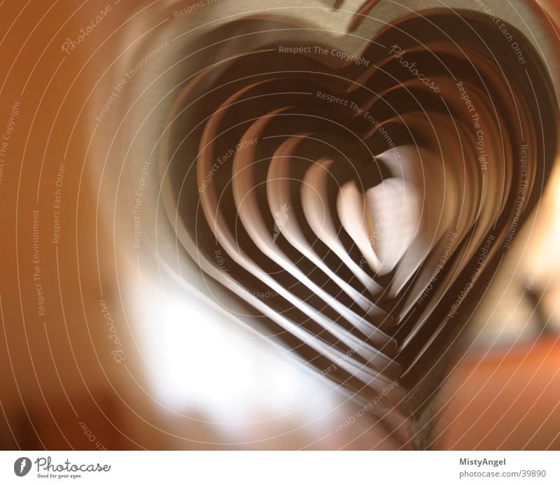 heart Motion blur Brown Things Heart color Partially visible Detail