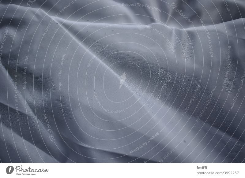 Condensation wrinkles Structures and shapes Shop window Pattern Small Glass Detail Window pane Deserted Abstract Gray Drops of water change Light and shadow