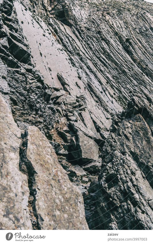 cloudy day in the mountains of the natural park of the ports, in tarragona (spain). eroded layered photography canyon nature outdoors travel destinations