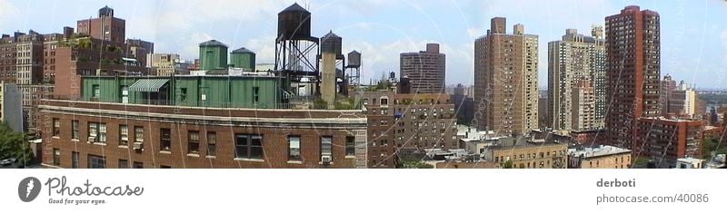 East Side Wanderlust New York City Manhattan Upper East Side district High-rise House (Residential Structure) Wide angle Panorama (View) North America Large