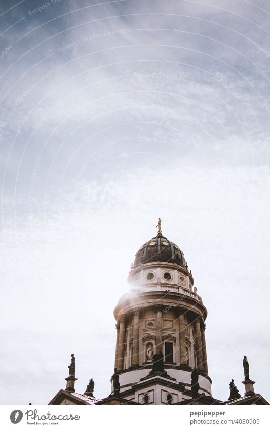 Berlin Cathedral Capital city Dome Exterior shot Downtown Tourist Attraction Church Deserted Tourism Sky Town Manmade structures Downtown Berlin Architecture