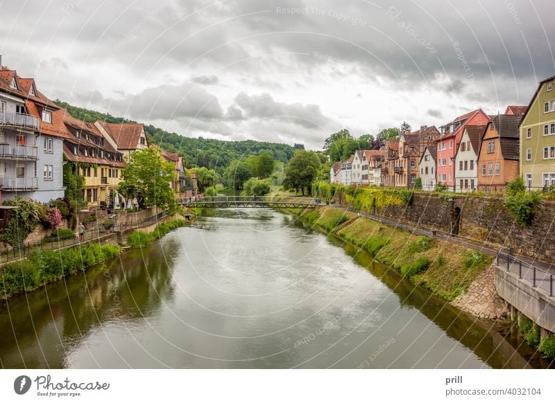 Wertheim am Main wertheim city architecture half-timbered half timbered medieval house facade old historic culture tradition old town pedestrian area summer