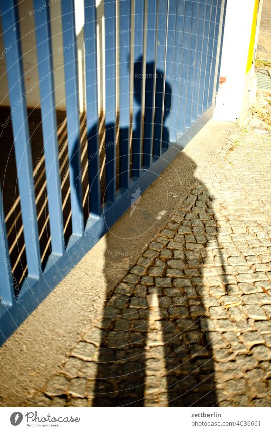 Shadow at the gate Old building on the outside Fire wall Facade House (Residential Structure) rear building Backyard Courtyard Interior courtyard downtown