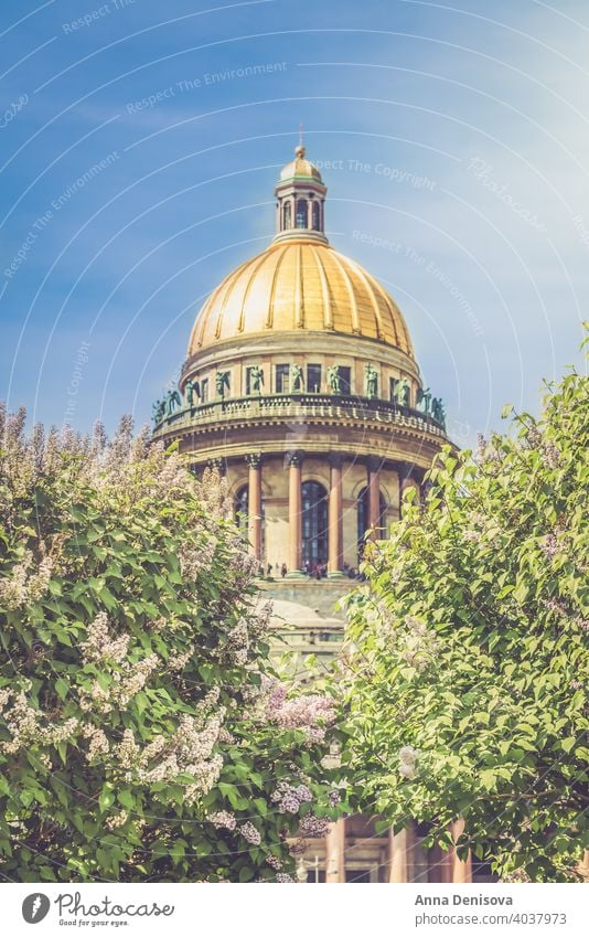 Saint Isaac Cathedral in St Petersburg, Russia saint petersburg russia st isaac cathedral kazan city church spring tourism summer architecture europe landmark