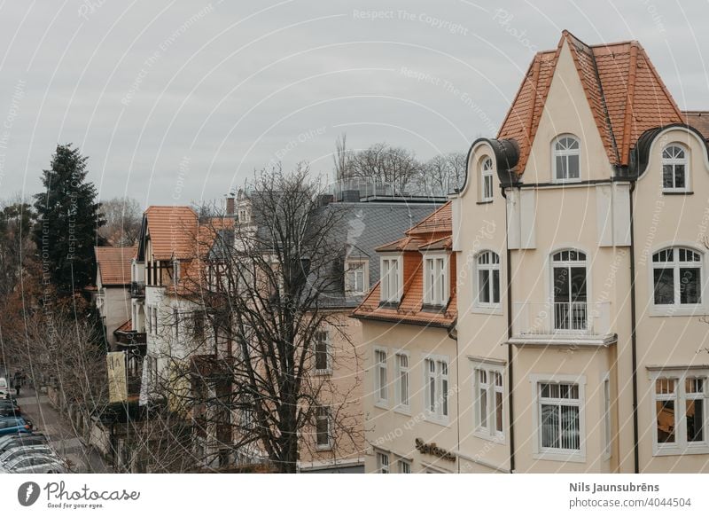 View from window to city in Germany building fall germany house old town tree architecture europe landmark cityscape european travel scenic downtown tower