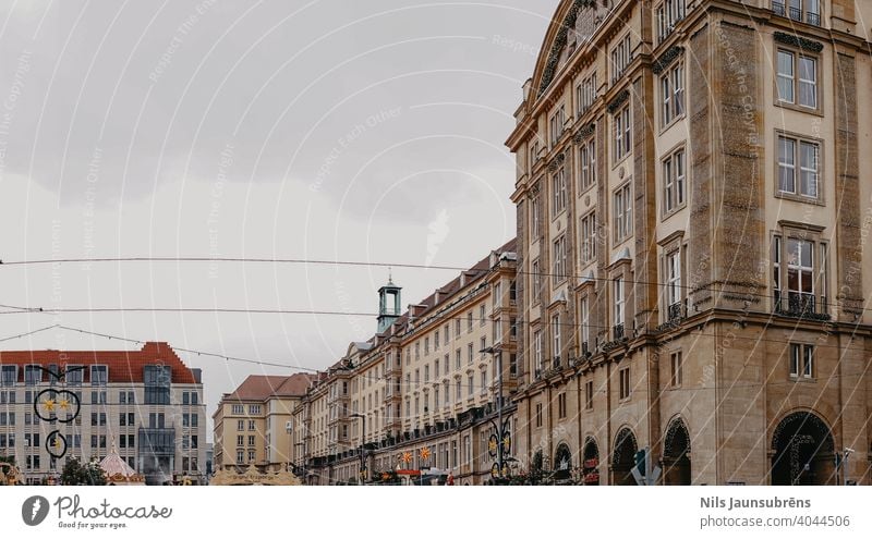 City center in old town dresden Germany germany gluhwein winter landmark travel tourism architecture europe building city sightseeing famous saxony sky history