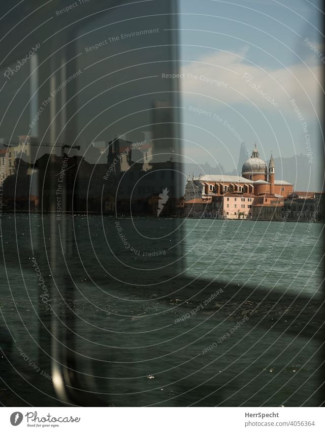 Reflections in the Vaporetto IV Venice Italy Old town Tourist Attraction Water Building Vacation & Travel Architecture Channel Tourism Historic Boating trip