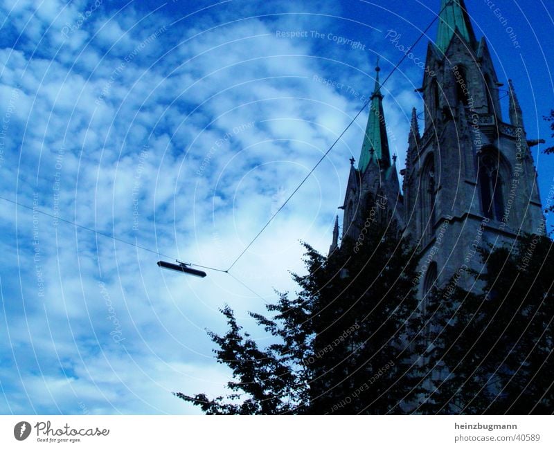 Church in Munich Theresienwiese Europe Germany Religion and faith Sky